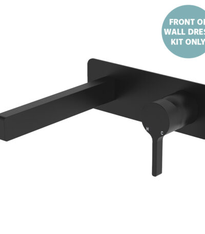 Sansa Wall Bath Mixer Dress Kits, Matte Black