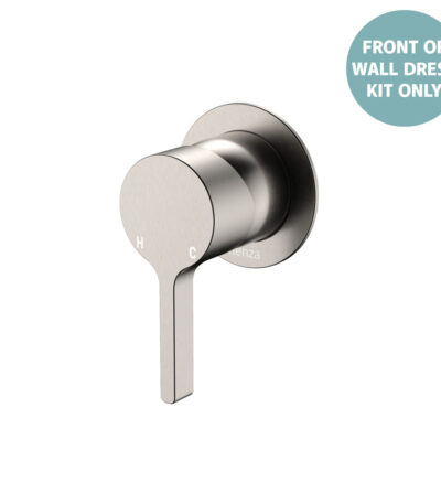 Sansa Wall Mixer Dress Kit, Small Round Plate, Brushed Nickel