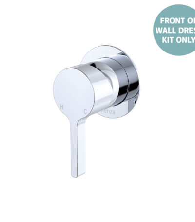 Sansa Wall Mixer Dress Kit, Small Round Plate, Chrome