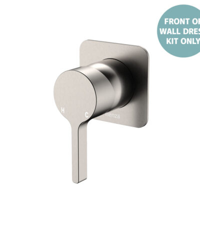 Sansa Wall Mixer Dress Kit, Square Plate, Brushed Nickel