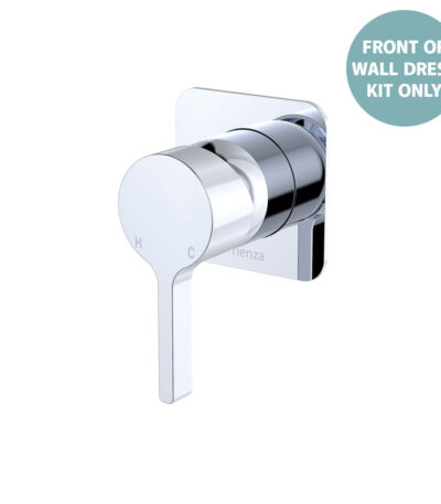 Sansa Wall Mixer Dress Kit, Square Plate, Chrome