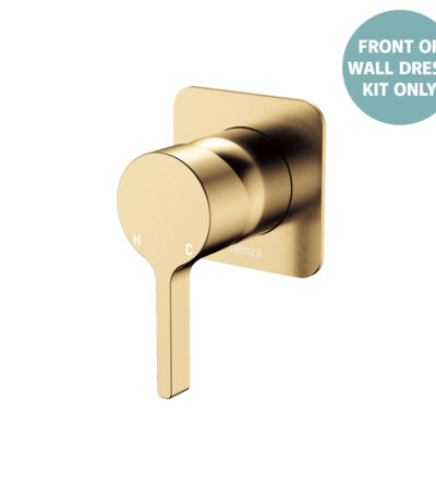 Sansa Wall Mixer Dress Kit, Square Plate, Urban Brass