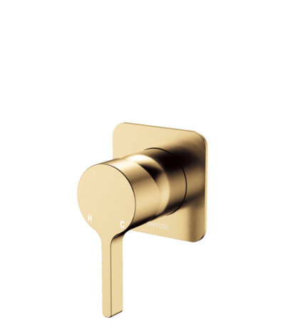 Sansa Wall Mixer, Square Plate, Urban Brass