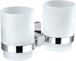Sara Double Tumbler Holder - Chrome | 8928