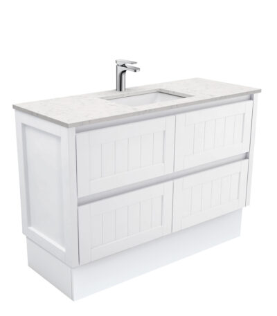 Sarah Bianco Marble Undermount 1200 Hampton Vanity on Kick