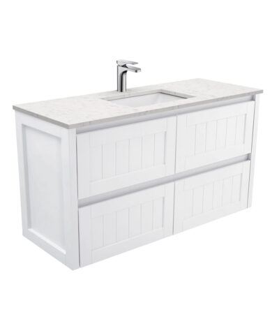 Sarah Bianco Marble Undermount 1200 Hampton Wall-Hung Vanity