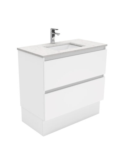 Sarah Bianco Marble Undermount 900 Quest Vanity on Kick
