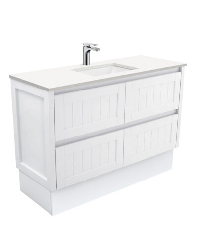 Sarah Crystal Pure Undermount 1200 Hampton Vanity on Kick