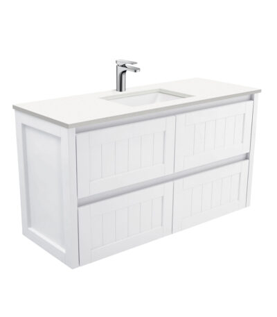 Sarah Crystal Pure Undermount 1200 Hampton Wall-Hung Vanity