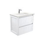 Sarah Crystal Pure Undermount 750 Hampton Wall-Hung Vanity