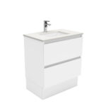 Sarah Crystal Pure Undermount 750 Quest Vanity on Kick