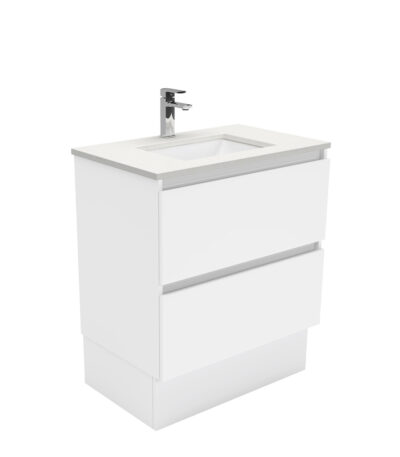 Sarah Crystal Pure Undermount 750 Quest Vanity on Kick