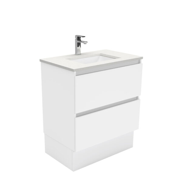 Sarah Crystal Pure Undermount 750 Quest Vanity on Kick