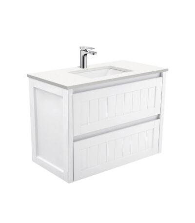 Sarah Crystal Pure Undermount 900 Hampton Wall-Hung Vanity