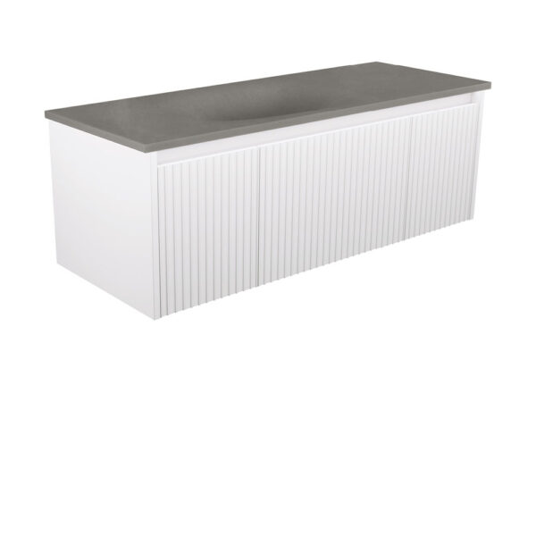 Satori Alina Satin White 1200 Wall-Hung Vanity
