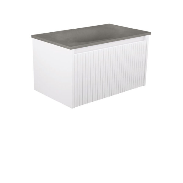 Satori Alina Satin White 750 Wall-Hung Vanity