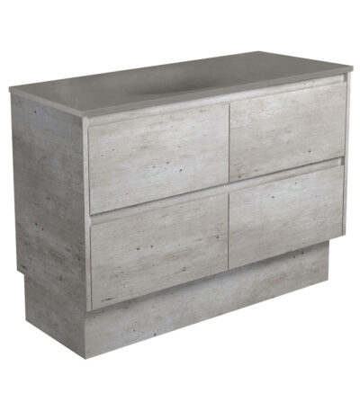 Satori Amato 1200 Industrial Vanity On Kick, Industrial Panels