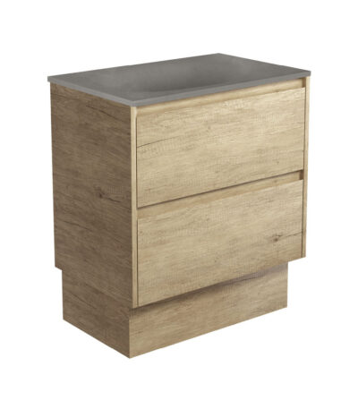 Satori Amato 750 Scandi Oak Vanity On Kick, Scandi Oak Panels