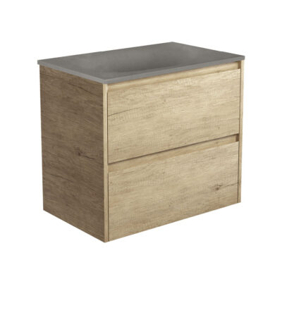 Satori Amato 750 Scandi Oak Wall-Hung Vanity, Scandi Oak Panels