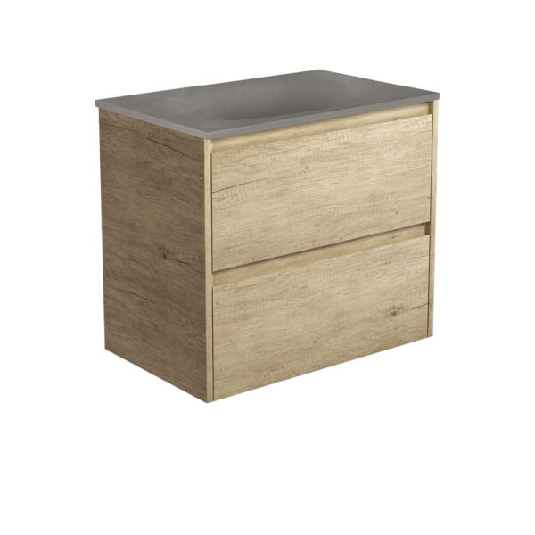 Satori Amato 750 Scandi Oak Wall-Hung Vanity, Scandi Oak Panels