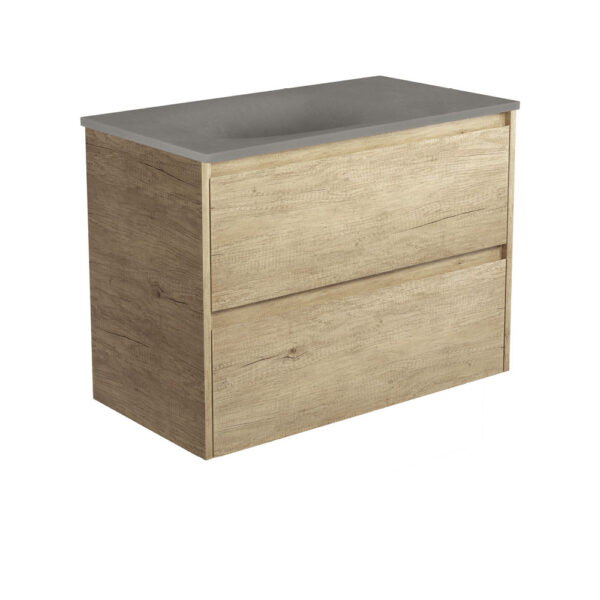 Satori Amato 900 Scandi Oak Wall-Hung Vanity, Scandi Oak Panels