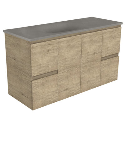 Satori Edge 1200 Scandi Oak Wall-Hung Vanity