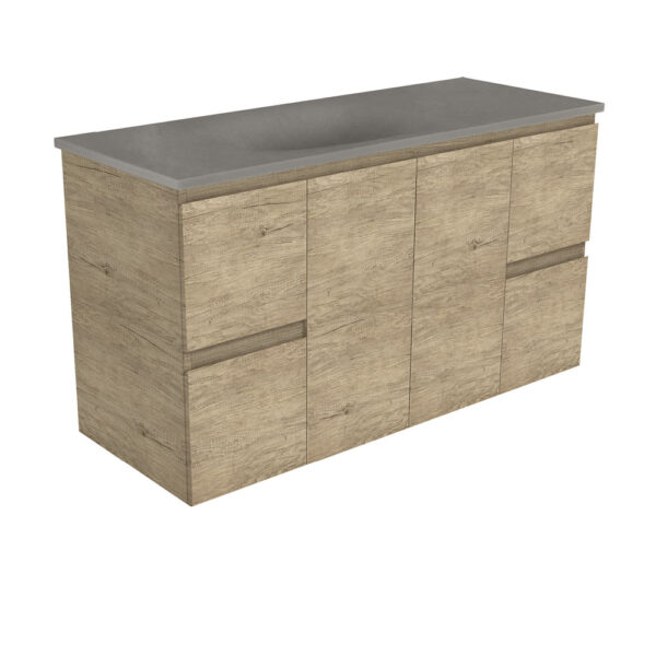 Satori Edge 1200 Scandi Oak Wall-Hung Vanity
