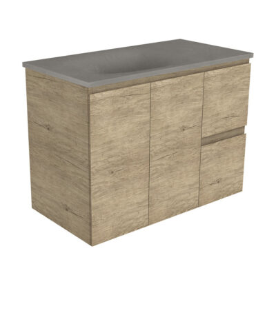 Satori Edge 900 Scandi Oak Wall-Hung Vanity