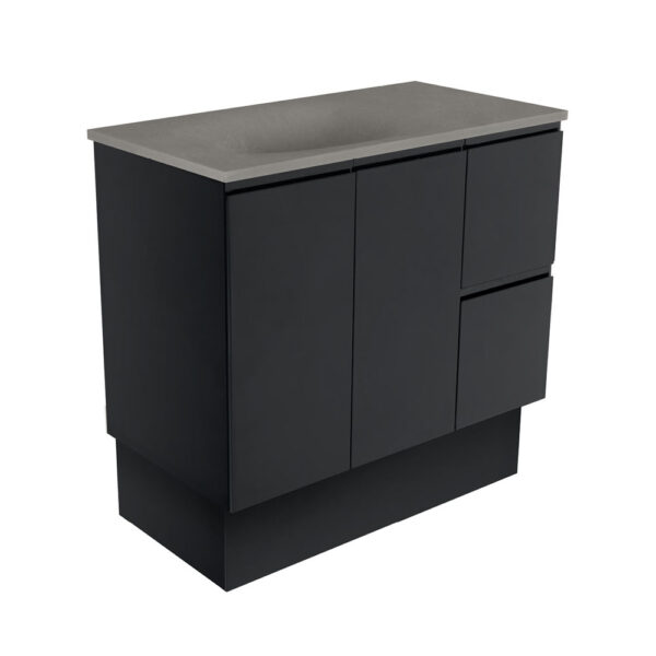 Satori Fingerpull 900 Satin Black Vanity On Kick