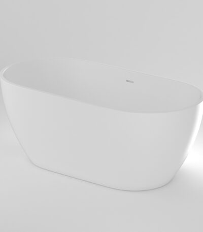 Scala Acrylic Freestanding Bath - 1510mm - Matte White