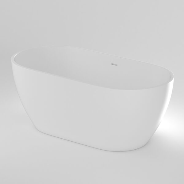 Scala Acrylic Freestanding Bath - 1510mm - Matte White