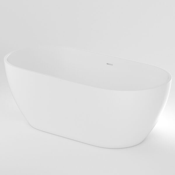 Scala Acrylic Freestanding Bath - 1650 Matte White