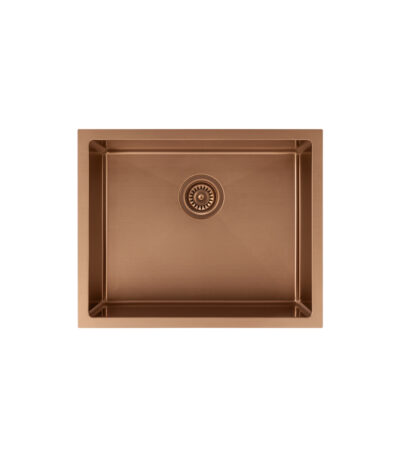 Seba Single Kitchen Sink 550mm - Brushed Copper
