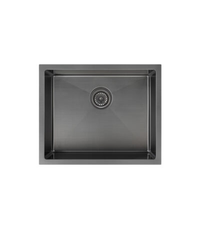 Seba Single Kitchen Sink 550mm - Brushed Gunmetal