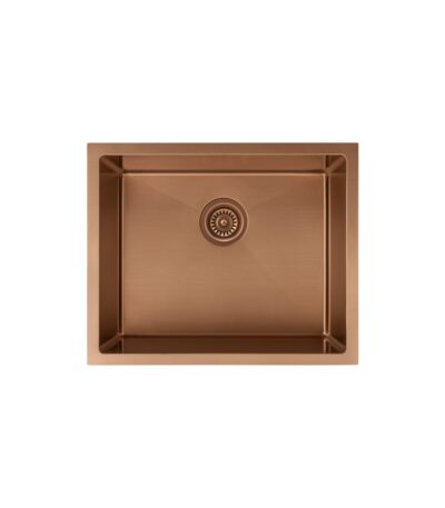 Seba Single Sink 550mm (Deep) - Brushed Copper