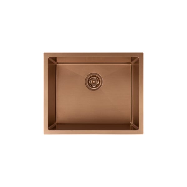 Seba Single Sink 550mm (Deep) - Brushed Copper