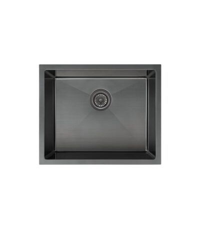 Seba Single Sink 550mm (Deep) - Brushed Gunmetal