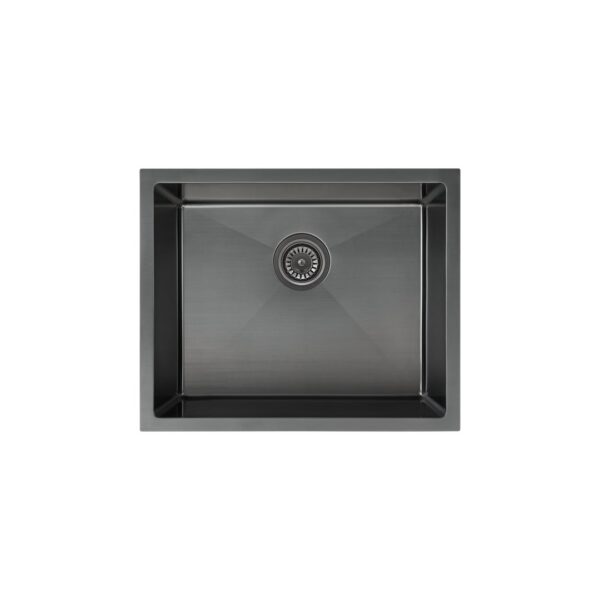 Seba Single Sink 550mm (Deep) - Brushed Gunmetal