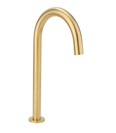 Sensor Gooseneck Hob Spout - Brushed Brass