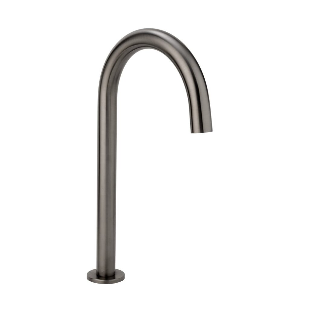 Sensor Gooseneck Hob Spout - Brushed Gunmetal