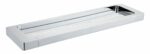 Seto Brass Square Metal Shelf - Chrome - 453mm | 3812
