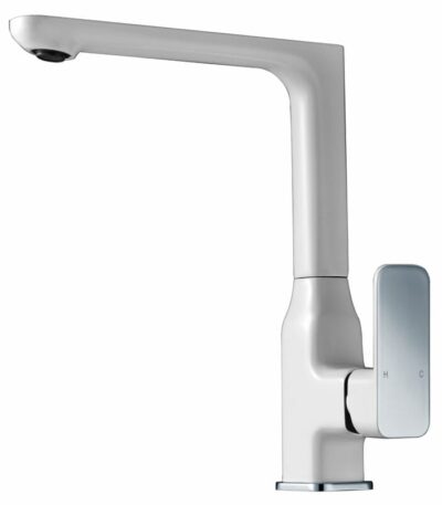 Seto Sink Mixer - Chrome & White | HYB66-101CW