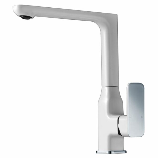 Seto Sink Mixer - Chrome & White | HYB66-101CW