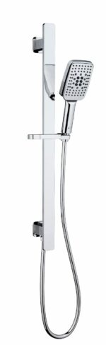 Seto Sliding Shower Rail with Integrated Water Inlet - Chrome | HPA66-301D