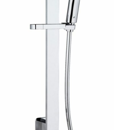 Seto Sliding Shower Rail with Integrated Water Inlet - Chrome | HPA66-301D