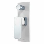 Seto Wall Mixer With Diverter - Chrome & White | HYB66-501CW
