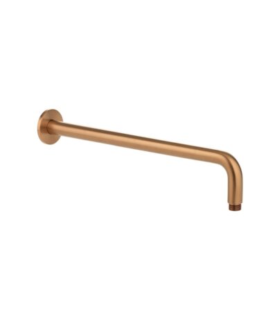 Shower Arm 400mm - Brushed Copper