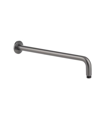 Shower Arm 400mm - Brushed Gunmetal