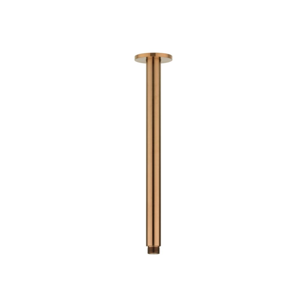 Shower Dropper Round 300mm - Brushed Copper