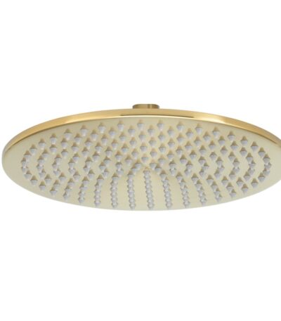 Shower Head Round 250mm - Brushed Brass